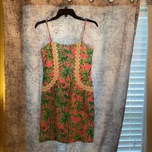 Lilly Pulitzer Shelli Stretch Dress Prosecco Pink